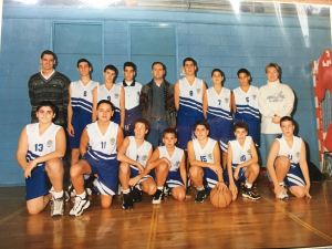 Borja Benito 4º de pie por la izquierda